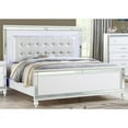 thumbnail image 4 of Sterling King 5-N LED Bedroom set made with wood in White Color, 4 of 12