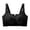 Black, variant on Womens Wireless Supportive Bra Lift Shaping Push Up Seamless No Underwire Back Smoothing Full Coverage Bralette Soft Stretch Everyday Bra