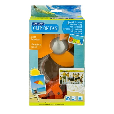 Tee-Zed Clip-On Fan, Orange