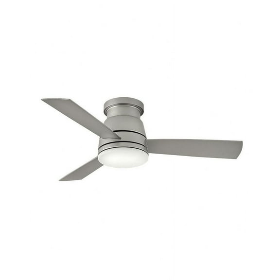 902744FBN-LWD Hinkley Lighting Trey - 44 Inch 3 Blade Ceiling Fan with Light Kit-Brushed Nickel Finish