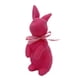 thumbnail image 2 of Figura de conejo flocado, adorno de mesa, centro de mesa de primavera, lindo con lazo rosa, 2 of 9
