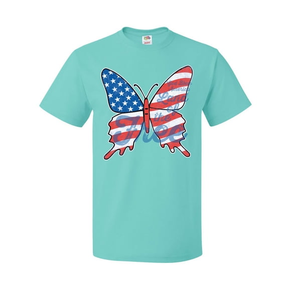 Inktastic Patriotic Butterfly T-Shirt