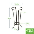 thumbnail image 2 of Achla Designs Tulip Plant Stand Without Insert, 28 Inch Tall, Roman Bronze Powder Coat Finish, 2 of 5