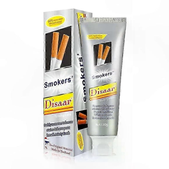 Whitening Toothpaste for Tobacco, Coffee, and Tea Stains, Freshens Breath, Cleans Effectively