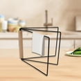 thumbnail image 6 of Kuntesetty Dishcloth Holder Folding Sturdy Towel Bar Stand for Countertop Bathroom Home Black, 6 of 9