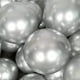 thumbnail image 5 of Globos plateados de 12 pulgadas y 50 piezas con globos de látex KIRIKOU de espesor metálico de cromo para bodas de cumpleaños, duchas de bebés, graduación, fiesta de Navidad decorada con helio, 5 of 5