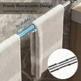thumbnail image 2 of Light Luxury No-Punch - Retractable Suction Cup Towel Bar, Punch-Free Towel Hanging Rod, Adjustable Suction Cup Towels Bars, Suctions Cups Towels Racks for Bathroom Shower, 2 of 7