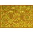 thumbnail image 1 of Ahgly Company Indoor Rectangle Southwestern Yellow Country Area Rugs, 2' x 5', 1 of 4