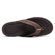 HOBIBEAR Mens Thong Sandals Arch Support Indoor and Outdoor Beach Flip Flop