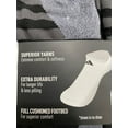 thumbnail image 2 of 6 Pair Men's Adidas Low Cut Ankle Socks Black Stealth Size 6-12 Running Tennis, 2 of 4