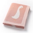 thumbnail image 1 of Manta para bebé Loyfoky 100% algodón 100x80 cm Pink Goose, 1 of 7