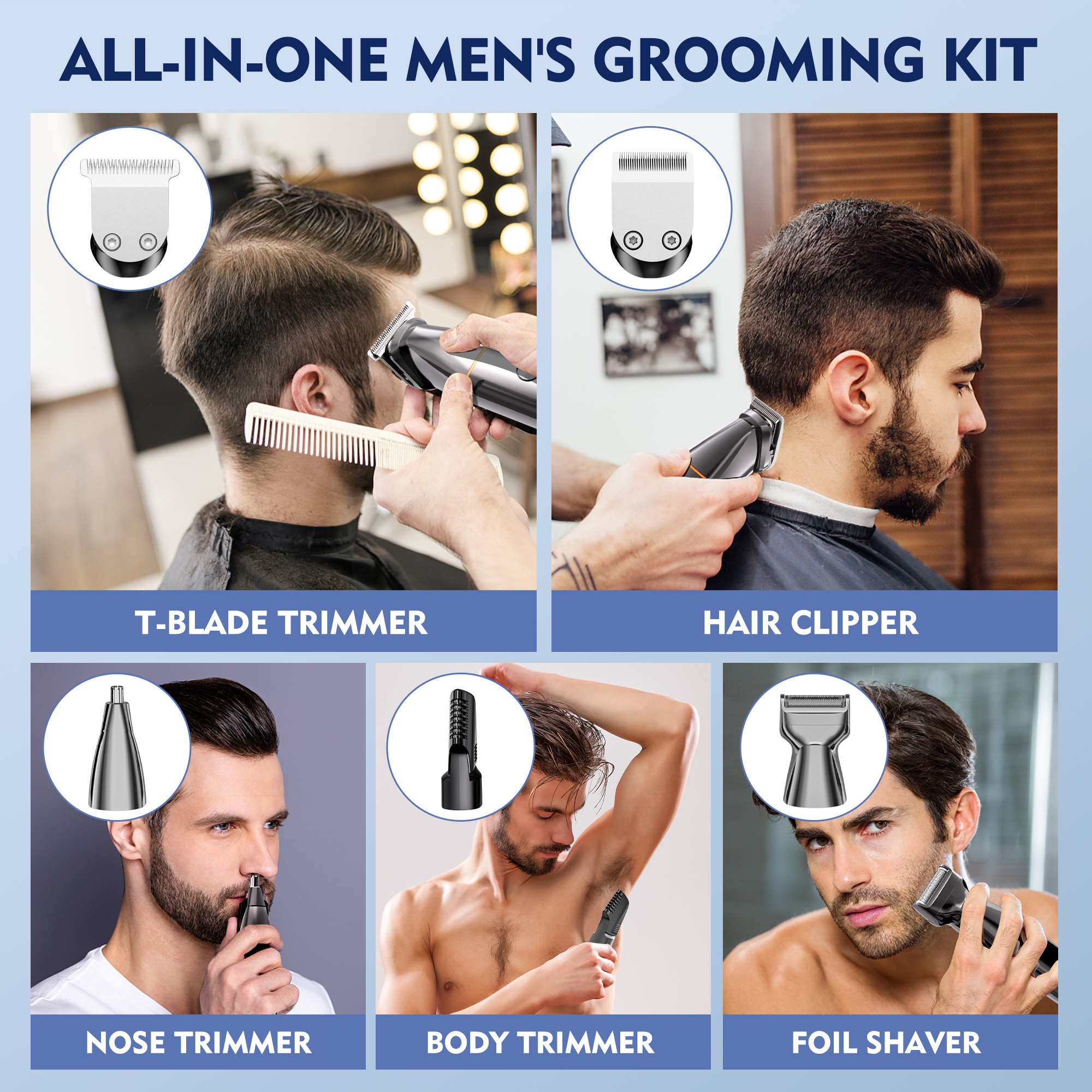 Cshidworld 5-in-1 Hair Clipper & Grooming Kit photo 4