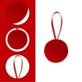 thumbnail image 4 of Mecorevxz Christmas Decorations 3.15Inch Furry Christmas Ornaments for Xmas Tree Hanging Decorations,Christmas Gifts,Red, 4 of 9