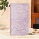 thumbnail image 4 of Libreta pequeña de color liso | Tapa de cuero suave con relieve | Papel grueso con páginas rayadas, cuadriculadas y en blanco | Correa portátil | Diario ligero para viajes, estudio, negocios y, 4 of 6