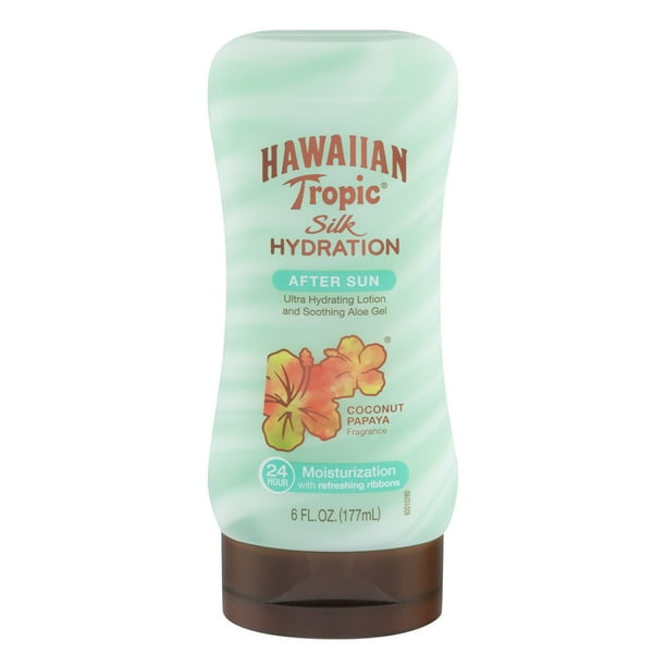 Hawaiian Tropic Silk Hydration After Sun Lotion, Coconut Papaya, 6 Oz