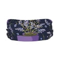 thumbnail image 2 of Yiaed Lavender Flowers Print Sports Headbands,Moisture Wicking Workout Headband, Sweatband Headbands for Running,Cycling for Women and Men, 2 of 8