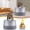 Silver, variant on CSSJKYJ Portable Alcohol Camping Stove – Lightweight Brass Aluminum Spirit Burner with Stand | Faster Heating – for Backpacking, Hiking Brewing Piping Coffee,(Coffee)