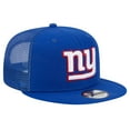 thumbnail image 3 of Men's New Era Royal New York Giants Main Trucker 9FIFTY Snapback Hat, 3 of 6