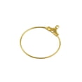 thumbnail image 4 of Aro de abalorios perfecl 20 piezas pendiente joyería alambre DIY Oro Pendientes de aro Huggie, 4 of 7