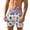 Blue, variant on Men's Funny 3D Print stripe Swim Trunks Novelty Quick Dry Board Shorts with Drawstring Beach Vacation Shorts