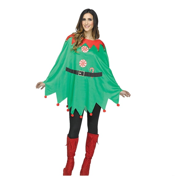 Fun World Poncho Women's Fancy-Dress Costume for Adult, One Size