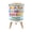 Color 1, variant on Classroom Small Trash Can with Lid Colorful City Roundabout Map Roads Cars Houses School Park 1.8 Gallon Dog Proof Trash Can Round Garbage Can Waste Bin Wastebasket for Nursery Back to School Gifts