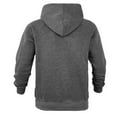 thumbnail image 3 of Dpytoraw Mens Autumn And Winter Letter Oversize Loose Hooded Pullover Sweater Top Blouse Coat, 3 of 5