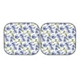 thumbnail image 7 of Xecao Blue Flax Flowers for Foldable Car Sun Shades (2-Pack) offer sun protection with an easy-fold design for convenient windshield shading., 7 of 7