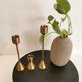 thumbnail image 1 of 3Pcs/Set Chinese Style Metal Candle Holders Simple Golden Wedding Decoration Bar Living Room Decor Home, 1 of 5