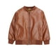 thumbnail image 5 of Chaqueta de cuero para niños Ropa de primavera y otoño para niños Chaqueta de cuero fina coreana para niños, 5 of 5