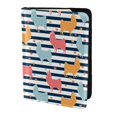 thumbnail image 2 of Pofeuu Colorful Llama Print Travel Document Organizer Passport Holder Men Women for Family (6.5 in x 4.5 in),Wallet Holder Credit Card Clutch Bag Case, 2 of 5