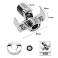 thumbnail image 1 of EchoBliss Adaptador De Grifo De Esquina De Tornillo Excéntrico Con Pie Curvo En Ángulo Ajustable De 40 Grados, 1 of 11