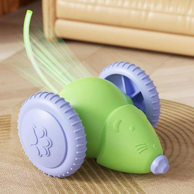 Cat Toys Running Car Cat Teasing Stick Self Hi Cat Teasing Artifact Dog Toys Cat Toys Pet Toys Automatic Running Toys Squeaky Chicken Dog for Small Dogs Bag of Dog Teeth Cleaning for Dogs Cat Agility