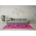 thumbnail image 3 of Ahgly Company Indoor Rectangle Abstract Pink Modern Area Rugs, 4' x 6', 3 of 4