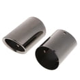 thumbnail image 3 of S SERENABLE 2x Stainless Steel Car Exhaust Tail Tip Cover for F10 F18, 3 of 7