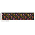 thumbnail image 3 of Ambesonne Tropical Fabric by the Yard Upholstery, Birds of Paradise Flower, 1 Yard, Dark Blue Orange, 3 of 5