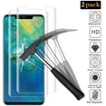 thumbnail image 1 of Protective Film For Huawei Mate 20 Pro, [2 Pieces] Full Coverage, Anti-Bubbles, Anti-Scratches, 9h Hardness, 3d Round Edge Protective Film, 1 of 4