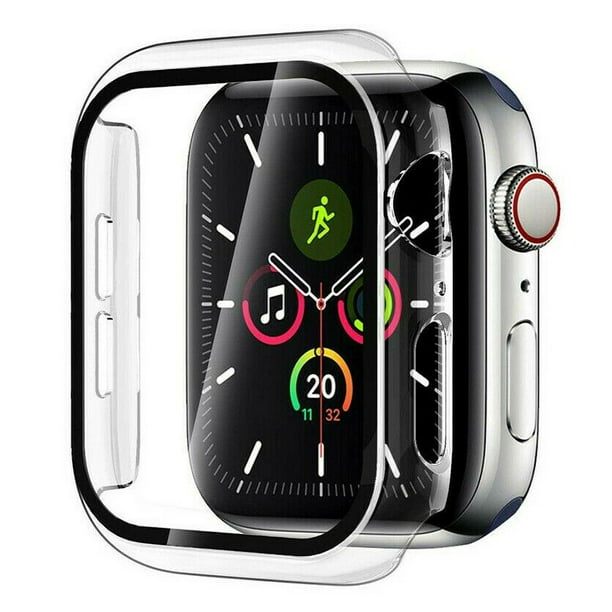 Case + Tempered Glass Screen Protector For Apple Watch Series 6 (44mm ...