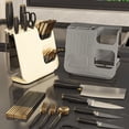 thumbnail image 1 of Organizador de Cubiertos de Plástico Premium - Escurridor de Utensilios de Cocina, Beige MNFD, 1 of 6