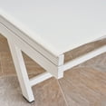 thumbnail image 4 of GDF Studio Simon Outdoor Mesh and Aluminum Chaise Lounge, White, 4 of 7