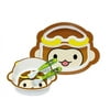 Panda Superstore PS-BAB166802011-HIROCO00916 4 Piece High Quality Lovely Sun Wukong Healthy Baby Dinnerware Set