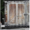 thumbnail image 4 of Ambesonne Vintage Shower Curtain, Power Locomotive Train, 69"Wx84"L, Grey Brown, 4 of 5