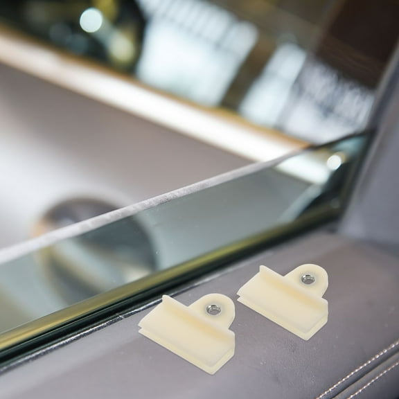 Raindrops 1 Pair Window Door Regulator Glass Channel Clips Replacement for Window Door Regulator Glass Channel Clips Beige