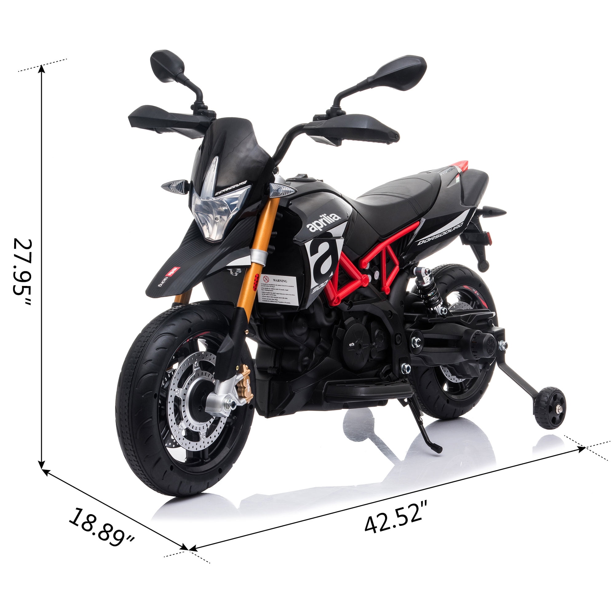 Veryke Ride On Motorcycle Toy for Toddlers Aged 1-3 Years - 12V Battery-Powered 3-Wheel Trike for Boys & Girls, Black Veryke Ride On Motorcycle Toy for Toddlers Aged 1-3 Years - 12V Battery-Powered 3-Wheel Trike for Boys & Girls, Black
