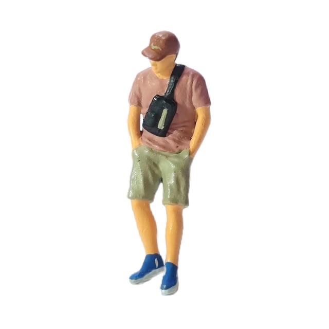 bedienty 1/64 Figures Model Ornament for DIY Scene Decor Sand Table Decor Style E Style C