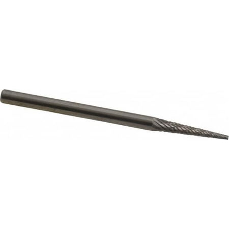 

Made in USA SM-43-L2DC 1/8 Cut Diam 1/8 Shank Diam Carbide Double Cut Cone Burr