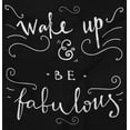 thumbnail image 2 of Wake up be Fabulous Pretty Inspiring Women Crewneck Sweatshirt Brisco Brands S, 2 of 6