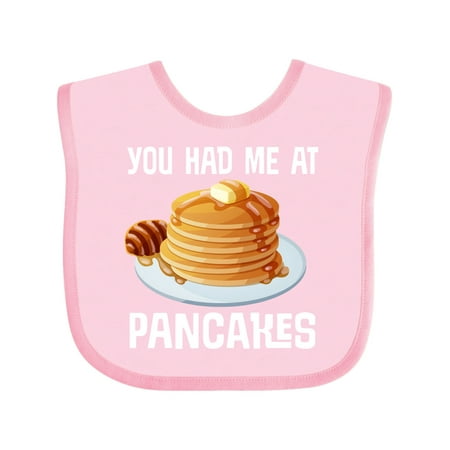 

Inktastic You Had Me at Pancakes Gift Baby Boy or Baby Girl Bib