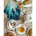 thumbnail image 4 of Ocean Whale Kitchen Dish Towels for Drying Dishes Set of 2, Coastal Nautical Teal Sea Waffle Weave Microfiber Terry Hand Tea Bathroom Towels Quick Dry & Absorbent Towel 15.7x23.6, 4 of 7