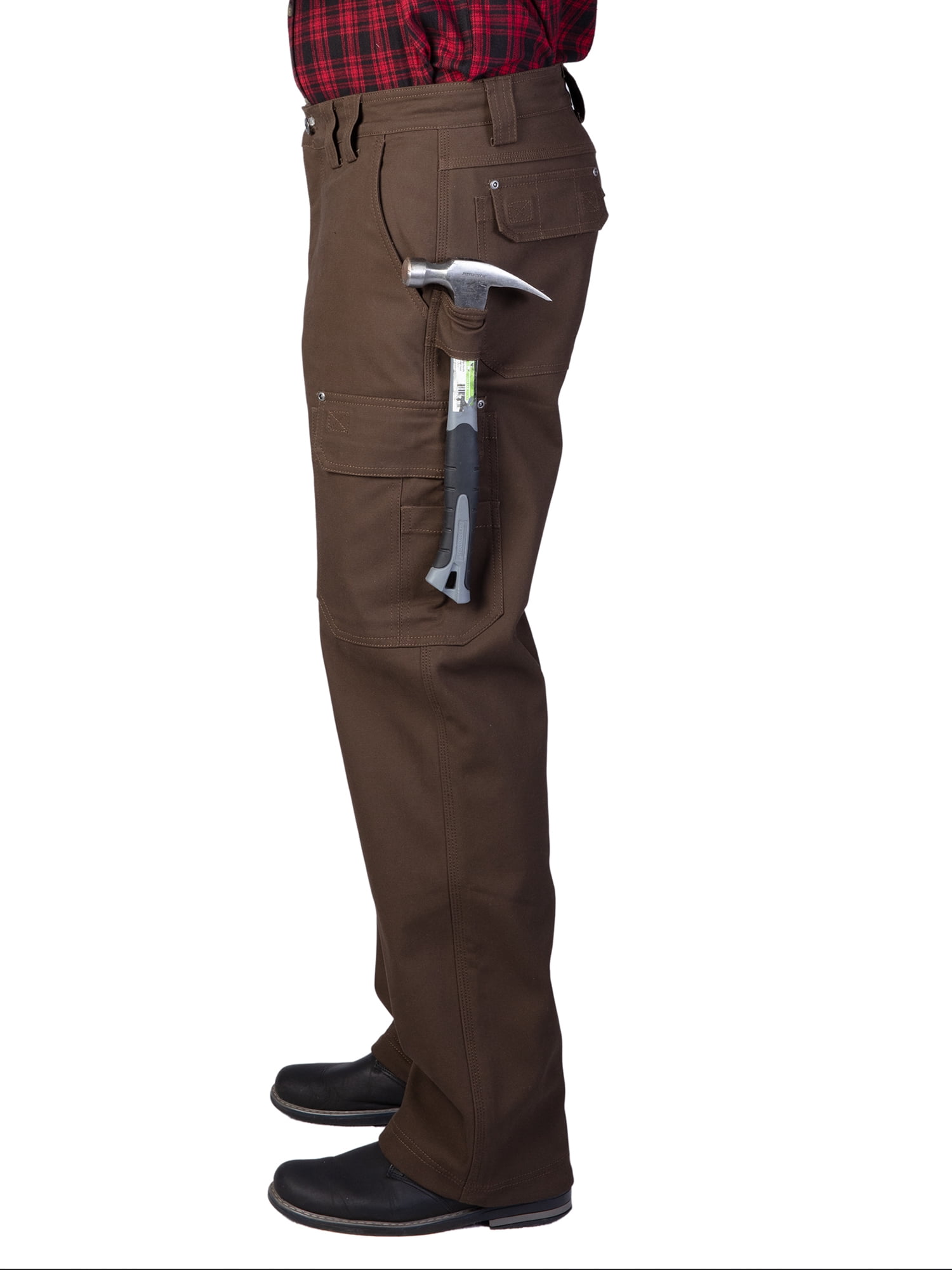 smith's workwear lined canvas cargo pants